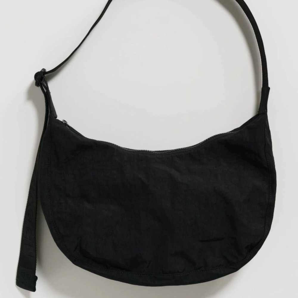 Medium Nylon Crescent Bag